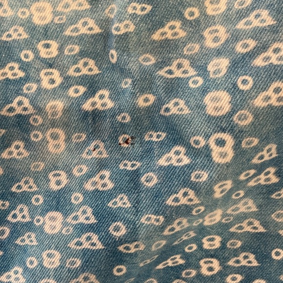 Sundae School Streetwear Hype Blue and Cream Floral Wide Patterned Pants Size M - Picture 5 of 5